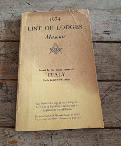 list of lodges issued by the Grand Lodge of Italy to its constituent lodges